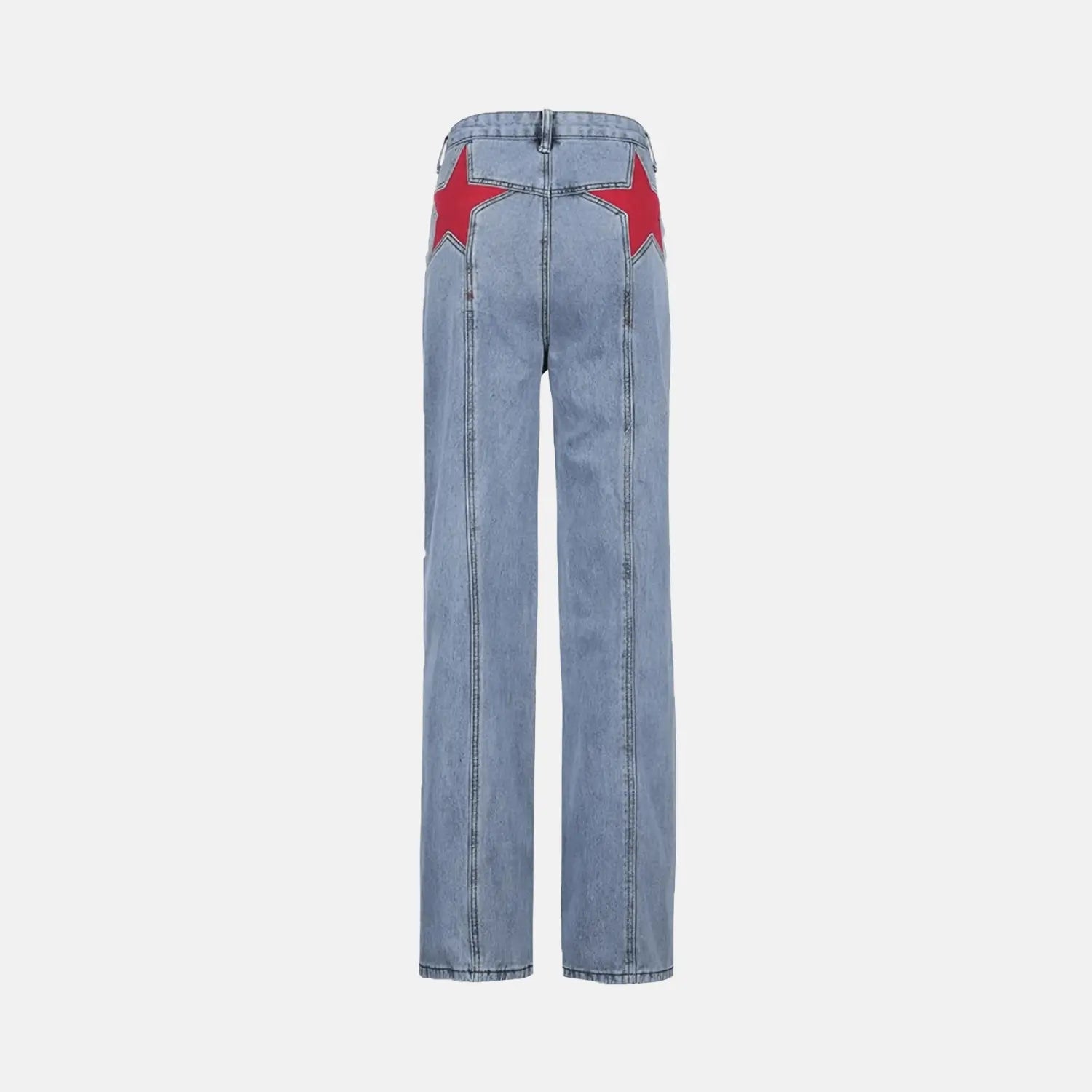 Calça Jeans Cintura Alta Red Star