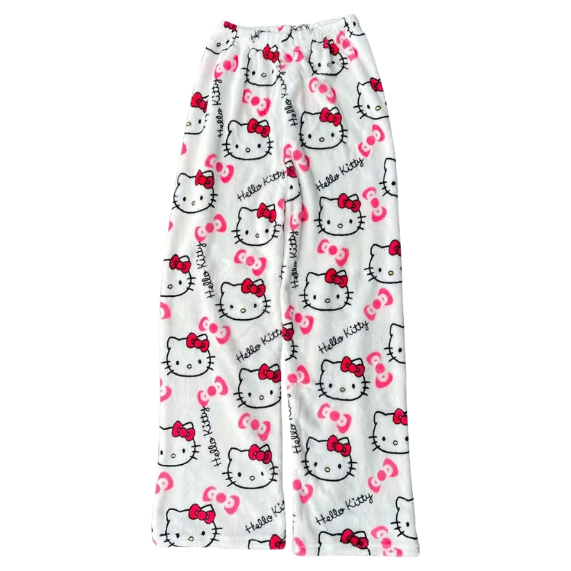 Calça Pijama Hello Kitty Branco