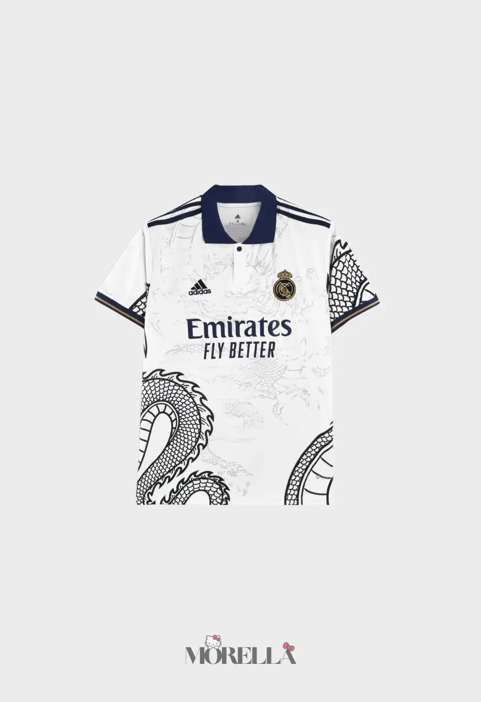 Camisa Dragão Branco Real Madrid x Hello Kitty