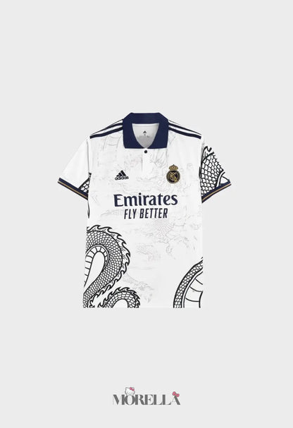 Camisa Dragão Branco Real Madrid x Hello Kitty