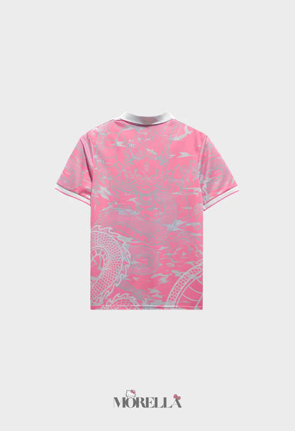 Camisa Dragão Rosa Real Madrid x Hello Kitty